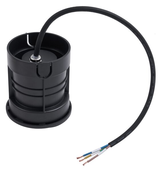 Modern fekete talajba süllyesztett spotlámpa GU10 50mm 4-fény effektus IP65 - Cellar