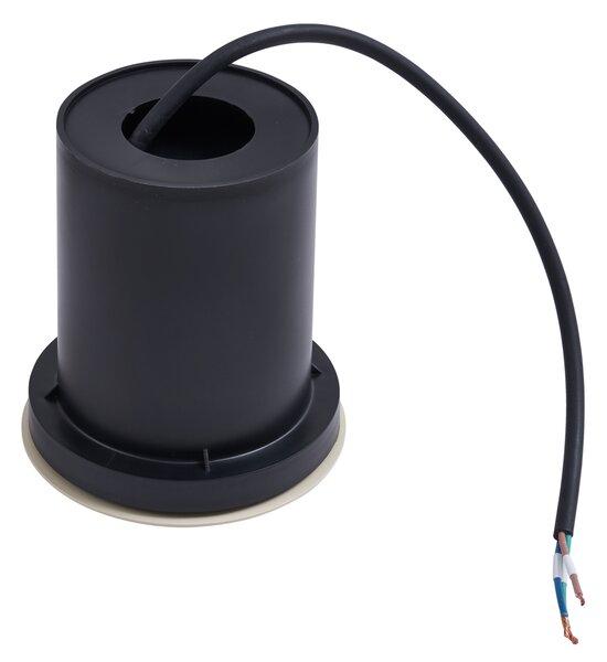 Modern bézs színű földbe süllyeszthető spotlámpa GU10 50mm állítható IP65 - Delux