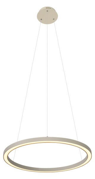 Design függőlámpa bézs 60cm LED-del, 3 lépésben dimmelhető - Girello