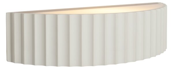 Skandináv fali lámpa fehér organikus - Plaster