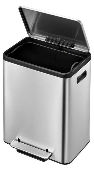 EKO EcoCasa Pedálos Szemetes - Rozsdamentes Acél - 30 Liter
