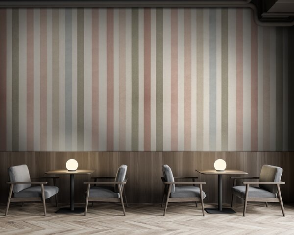Fotótapéta Lágy pasztellszínű csíkos mintás design, Designer fali fotótapéta, Népszerű fotótapéta, u96795 - Tapeko.hu