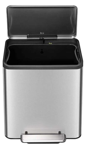 EKO EcoCasa Pedálos Szemetes - Rozsdamentes Acél - 30 Liter