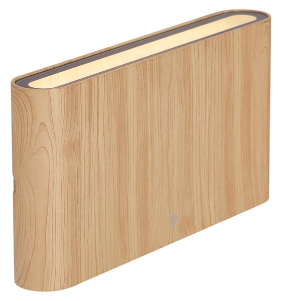 Skandináv kültéri fali lámpa famintás 17,5 cm LED-del IP65 - Batt