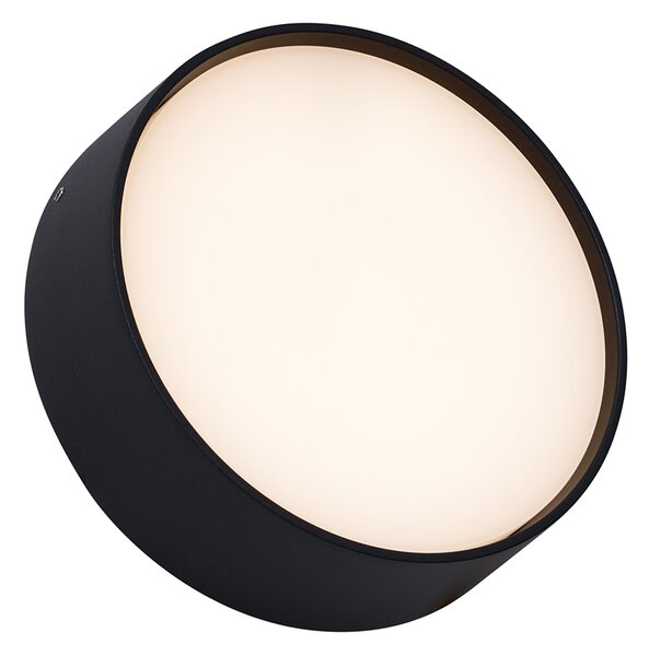 Modern fekete kültéri fali lámpa LED-del IP65 - Dop