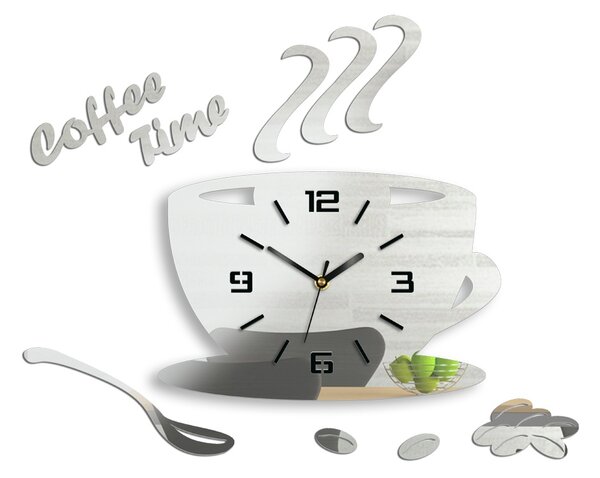 Modern falióra COFFE TIME 3D MIRROR HMCNH045-mirror