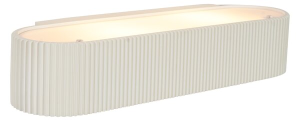 Skandináv bézs fali lámpa UFO 2-lámpás - Plaster