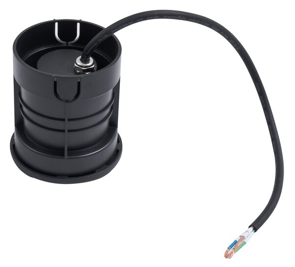 Modern fekete talajba süllyeszthető spotlámpa GU10 50mm 2-fényhatás IP65 - Cellar