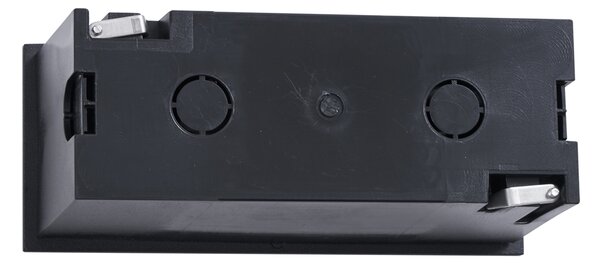 Modern Süllyesztett Fali Lámpa Fekete 16cm LED-del IP65 - Mert