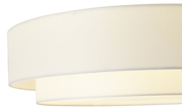 Modern mennyezeti lámpa fehér 50 cm 3-lámpás - Drum Duo