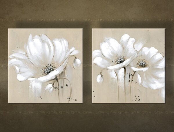 Kézzel festett falikép FLOWERS FB089E2