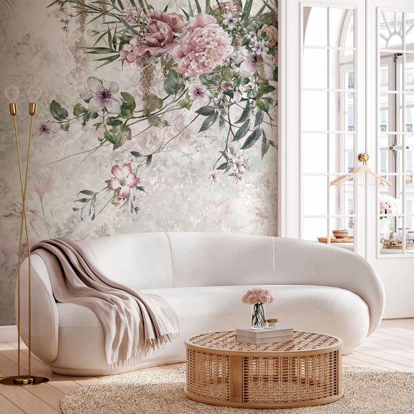 Fotótapéta Pasztell virágmintás, elegáns design, Modern fotótapéta, Modern fotótapéta, u97046 - Muralas.hu