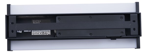 Modern fekete fali lámpa 30 cm LED CCT IP54-gyel - Vanya