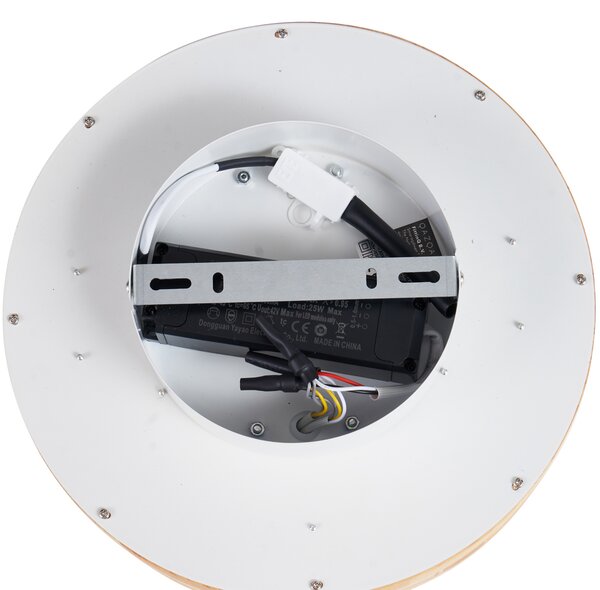 Skandináv mennyezeti lámpa fa 30 cm LED-del, dimmelhető - Pecker