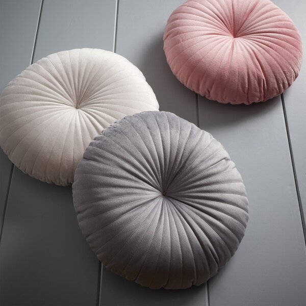Bársony díszpárna ø 40 cm Round Soft Touch – Catherine Lansfield