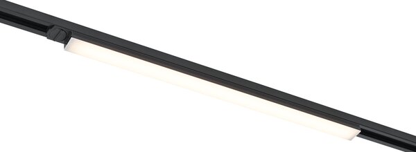 Modern fekete mennyezeti lámpa 1 fázisú sínrendszerhez 15W 1180 lm 2700-3800K - Iconic Tsiri