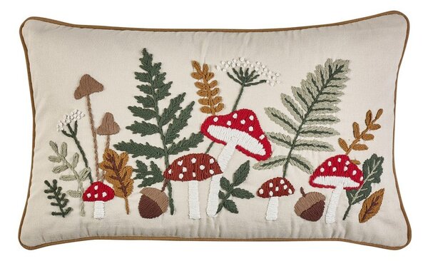 Pamut díszpárna 30x50 cm Embroidery Woodland – Catherine Lansfield