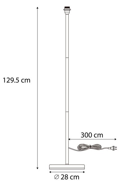 Kültéri állólámpa fehér - Virginia Foot