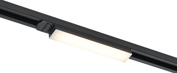 Modern fekete mennyezeti lámpa sínrendszerhez 1 fázisú 5W 400 lm 2700-4000K - Iconic Tsiri