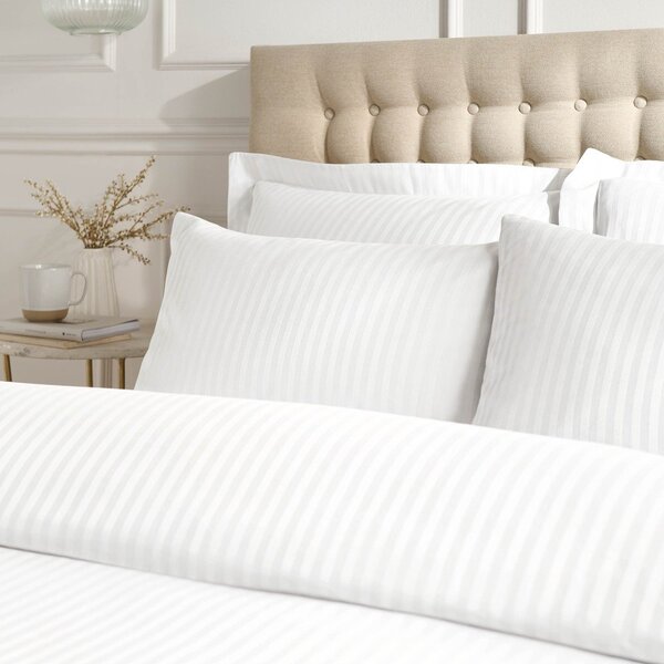 Damaszt párnahuzat szett 2 db-os 50x75 cm Satin Stripe – Catherine Lansfield
