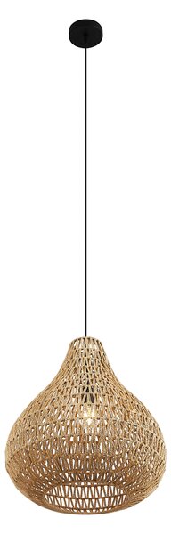 Skandináv függőlámpa barna 45cm - Lina Natural