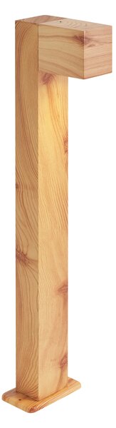 Modern kültéri állólámpa alumíniumból, famintával, 65 cm, IP44 - Baleno