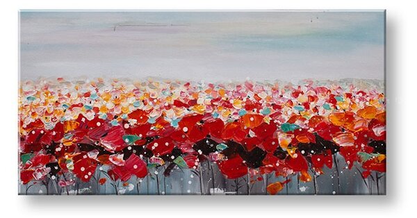 Festett falikép FLOWERS 1 rész 100x50 cm CWF1897WE1