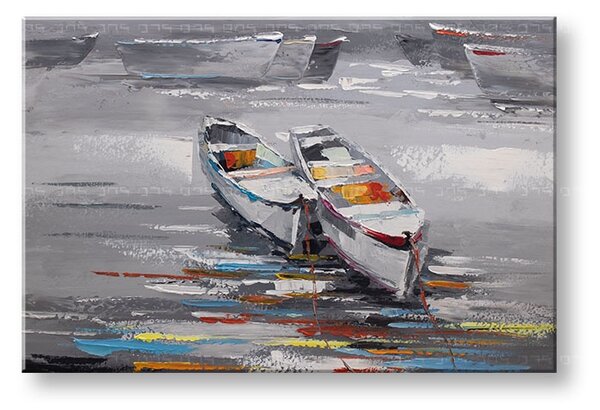 Festett falfestmény BOATS 1 rész 90x60 cm CFAZH5057E1