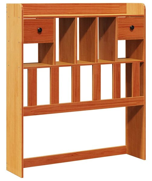 VidaXL Fenyőfa Fejtámla Tárolóval - 100 cm