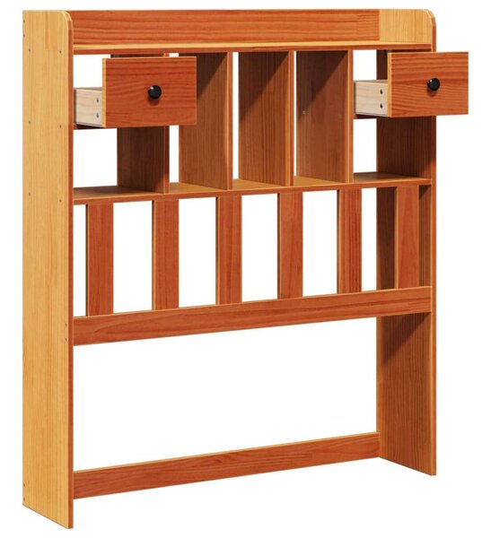 VidaXL Fenyőfa Fejtámla Tárolóval - 100 cm