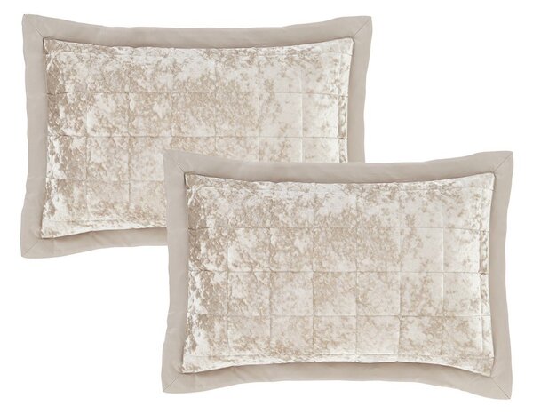 Bársony párnahuzat szett 2 db-os 50x75 cm Crushed Velvet – Catherine Lansfield