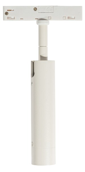 Modern fehér spotlámpa 1 fázisú sínrendszerhez - Slimline Uzzy