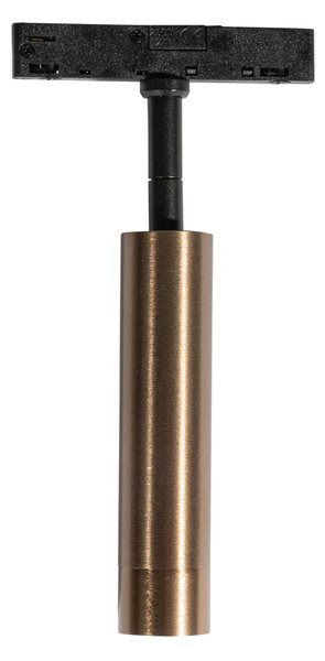 Modern, sötét bronz spotlámpa 1 fázisú sínrendszerhez - Slimline Uzzy