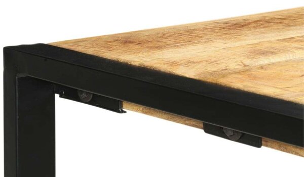 VidaXL Mangófa Tálalóasztal - Ipari Stílus - 150x35x76 cm