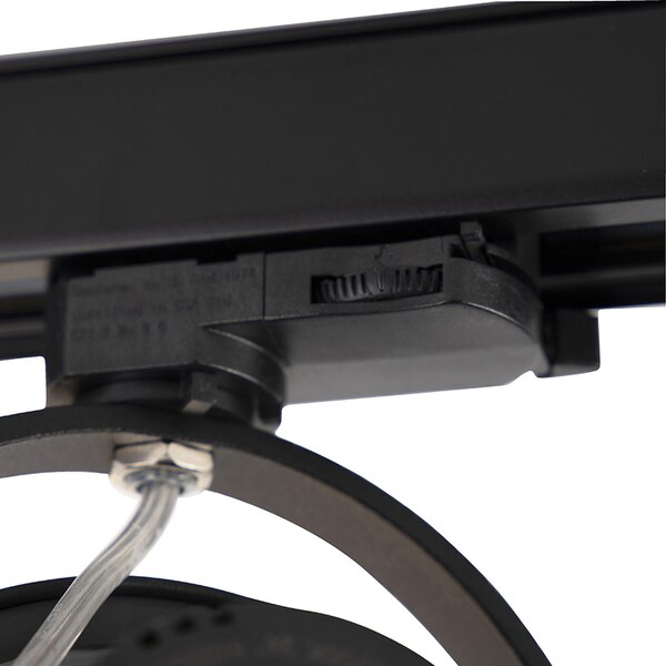 LED 3 fázisú sín spotlámpa fekete 15W 2700K AR111-vel - Expert