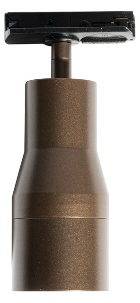 Modern spotlámpa sötét bronz színben, 1 fázisú sínrendszerhez - Iconic Kohua