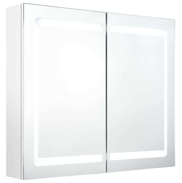 VidaXL LED-es Tükrös Szekrény - 80x68 cm