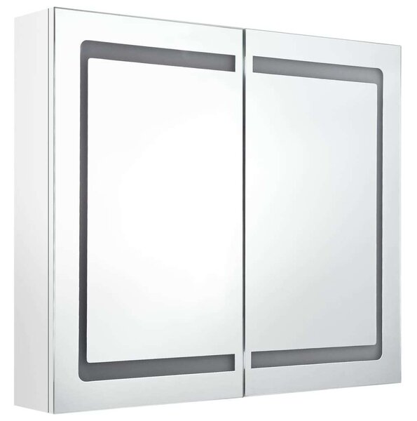 VidaXL LED-es Tükrös Szekrény - 80x68 cm