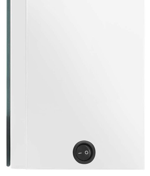 VidaXL LED-es Tükrös Szekrény - 80x68 cm