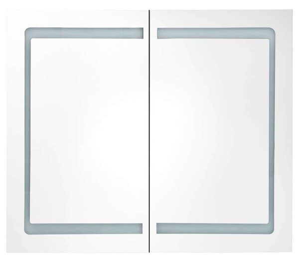 VidaXL LED-es Tükrös Szekrény - 80x68 cm