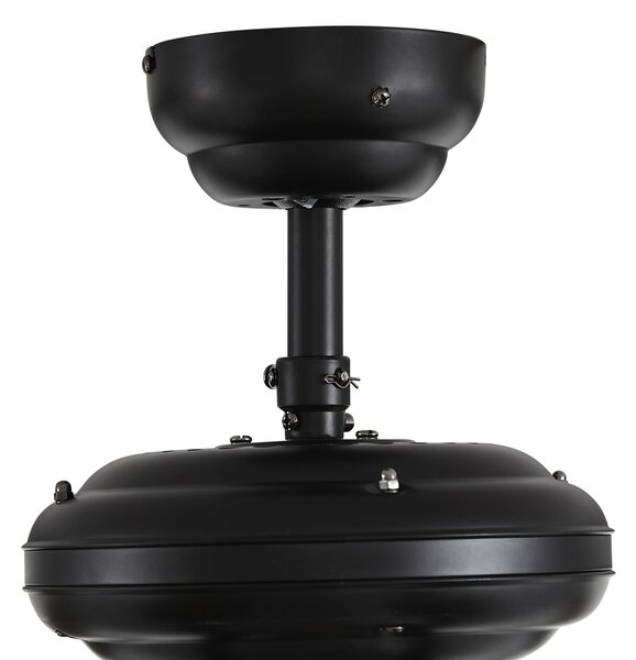 Mennyezeti ventilátor fekete 107,5 cm húzókapcsolóval - Mistral Busa