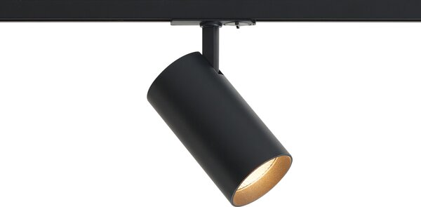 Modern fekete spotlámpa 1 fázisú sínrendszerhez, LED-del - Iconic Mark