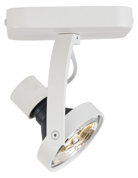 Design mennyezeti spotlámpa fehér GU10 70mm forgatható és dönthető - Vo