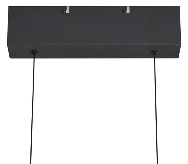 Modern fekete függőlámpa LED-del, 3 fokozatban dimmelhető Easylift - Straight