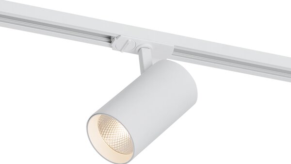 Modern fehér spotlámpa 1 fázisú sínrendszerhez LED-del - Iconic Mark