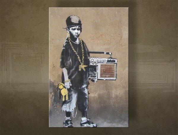 A kép vásznon 1 db Street ART - Banksy