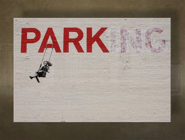 A kép vásznon 1 db Street ART - Banksy