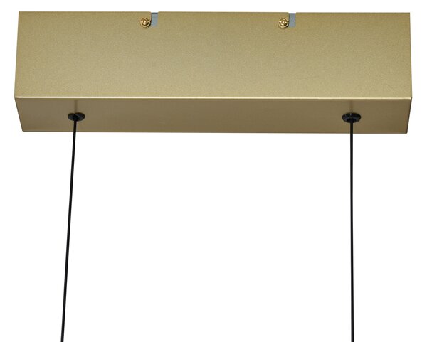 Modern függőlámpa sárgaréz LED-del, 3 lépésben dimmelhető Easylift - Straight