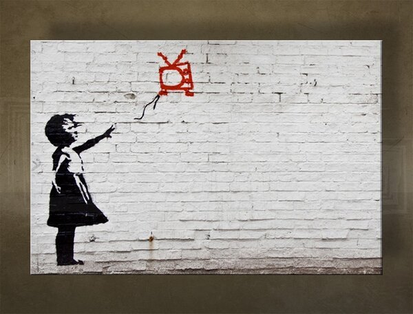 A kép vásznon 1 db Street ART - Banksy