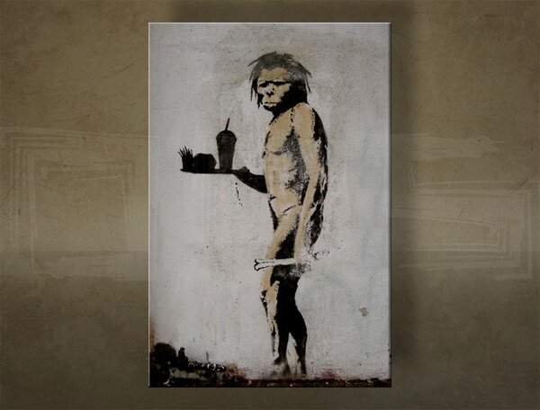 A kép vásznon 1 db Street ART - Banksy